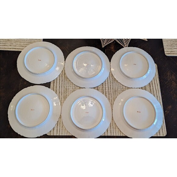 6 Vintage Hand Painted Gold Trim  Japanese Plate - Picture 5 of 16